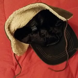 🇺🇲 DOCKERS Trapper M/L (Tag says L/XL) Vintage Classic DOCK suede like earmuff